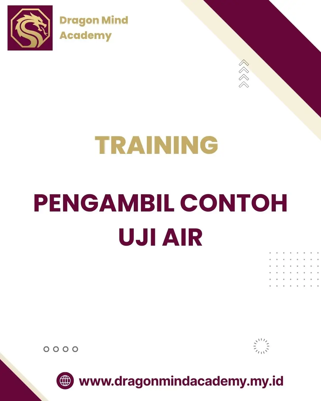 TRAINING PENGAMBIL CONTOH UJI AIR