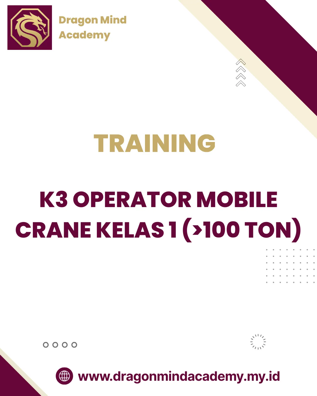 TRAINING K3 OPERATOR MOBILE CRANE KELAS 1 (>100 TON)