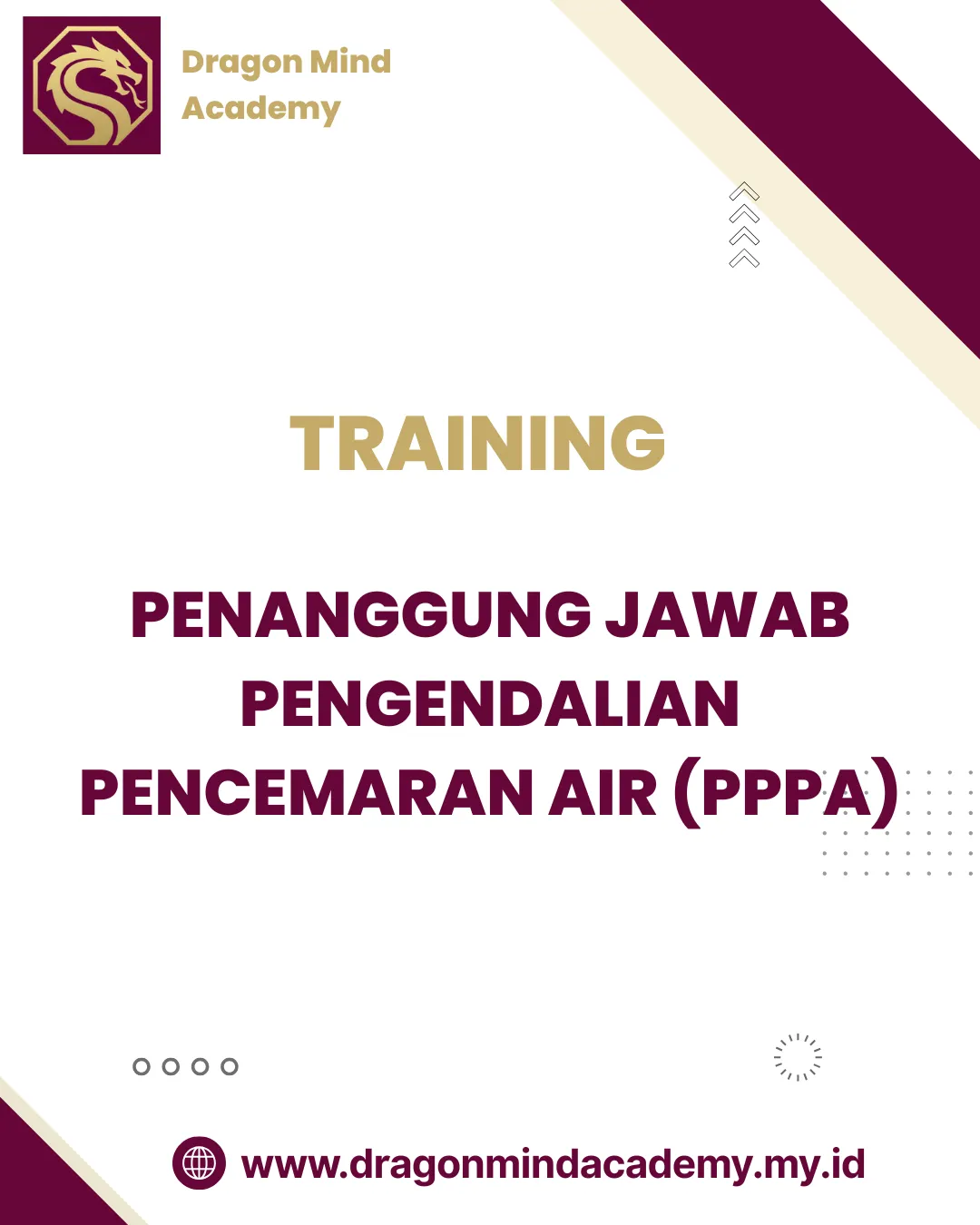 TRAINING PENANGGUNG JAWAB PENGENDALIAN PENCEMARAN AIR (PPPA)