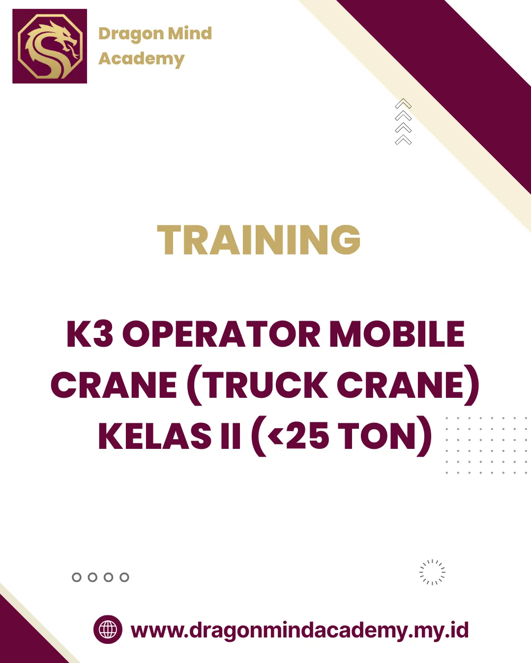 TRAINING K3 OPERATOR MOBILE CRANE (TRUCK CRANE) KELAS II (