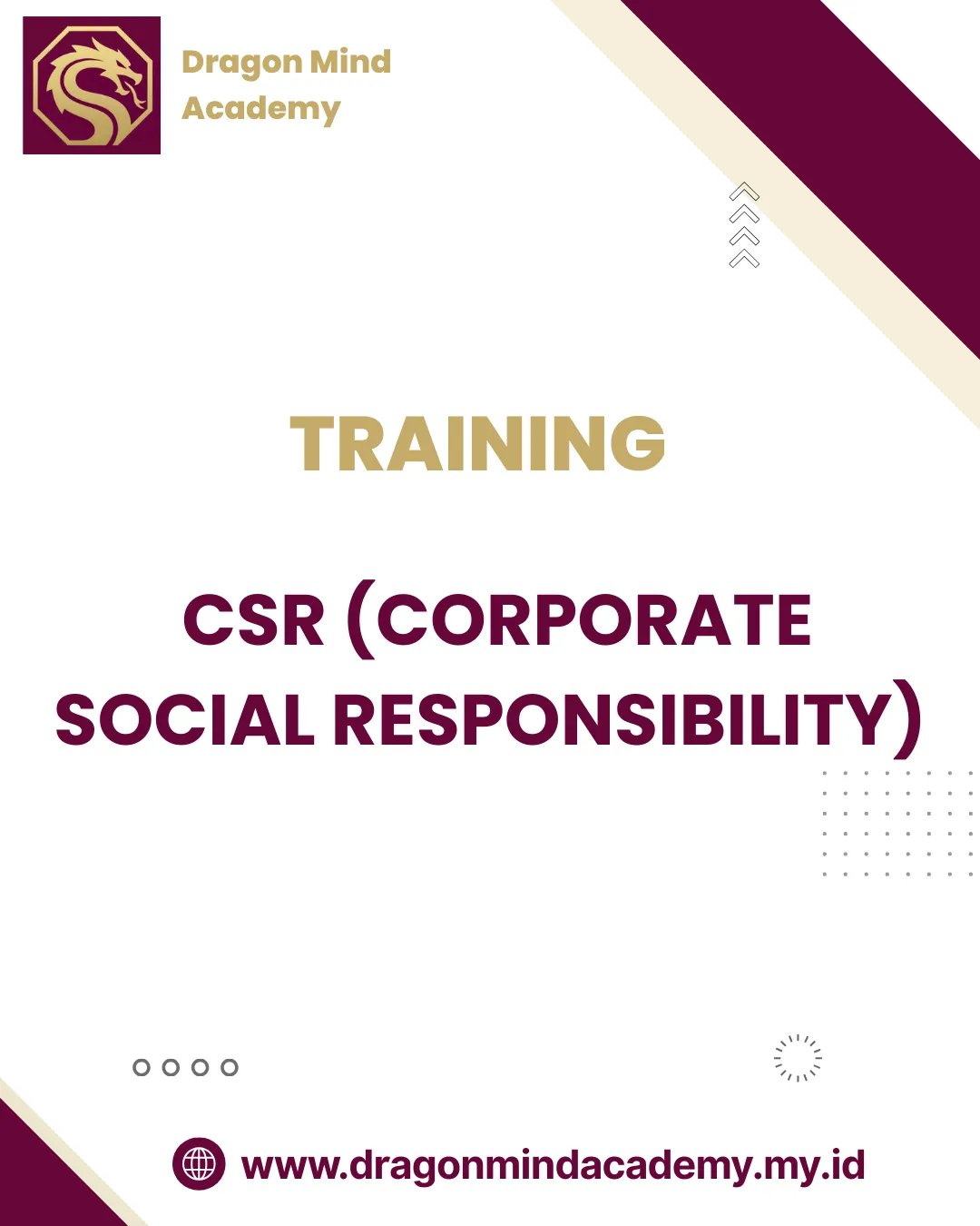 TRAINING CSR (CORPORATE SOCIAL RESPONSIBILITY)