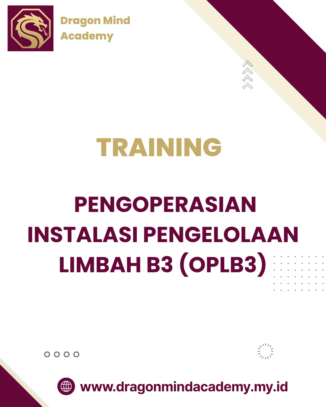 TRAINING PENGOPERASIAN INSTALASI PENGELOLAAN LIMBAH B3 (OPLB3)