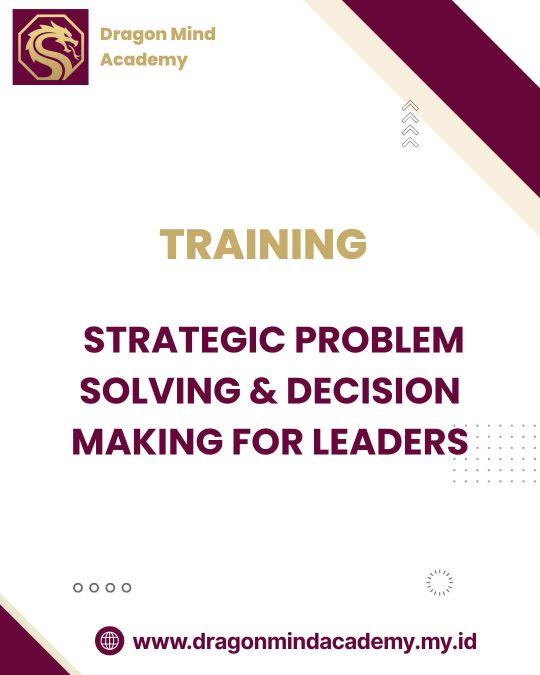 TRAINING STRATEGIC PROBLEM SOLVING & DECISION MAKING FOR LEADERS