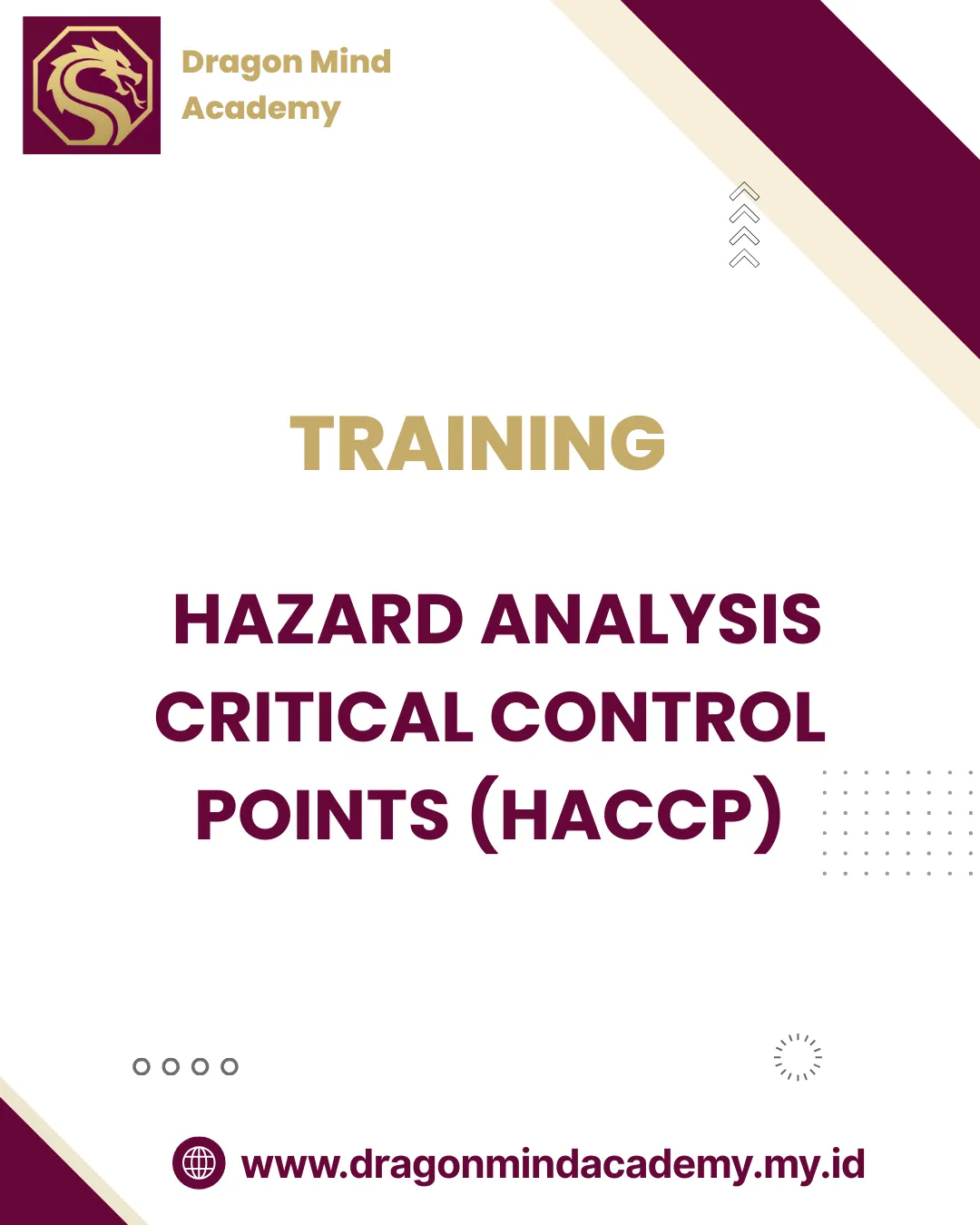 TRAINING HAZARD ANALYSIS CRITICAL CONTROL POINTS (HACCP)