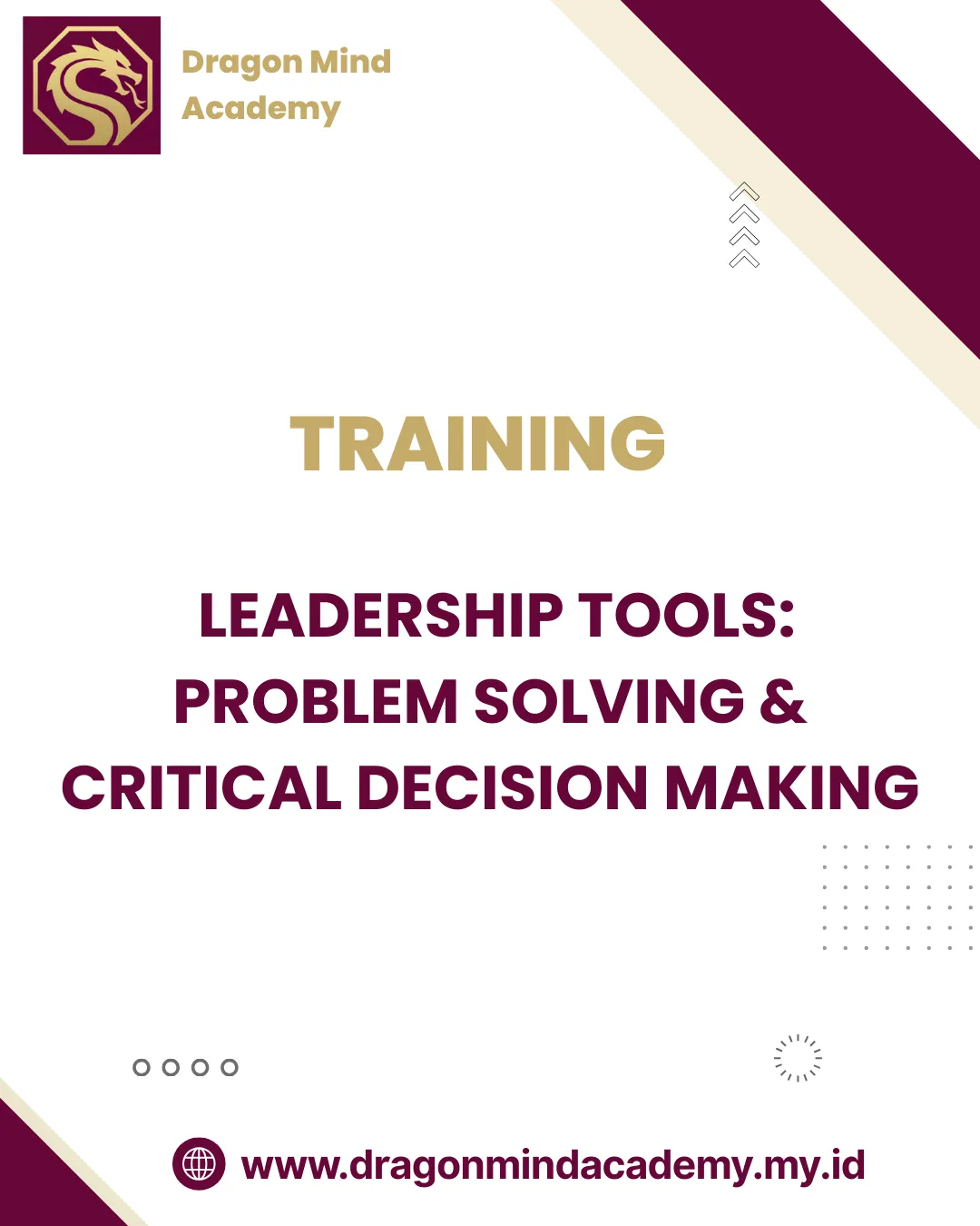 TRAINING LEADERSHIP TOOLS: PROBLEM SOLVING & CRITICAL DECISION MAKING