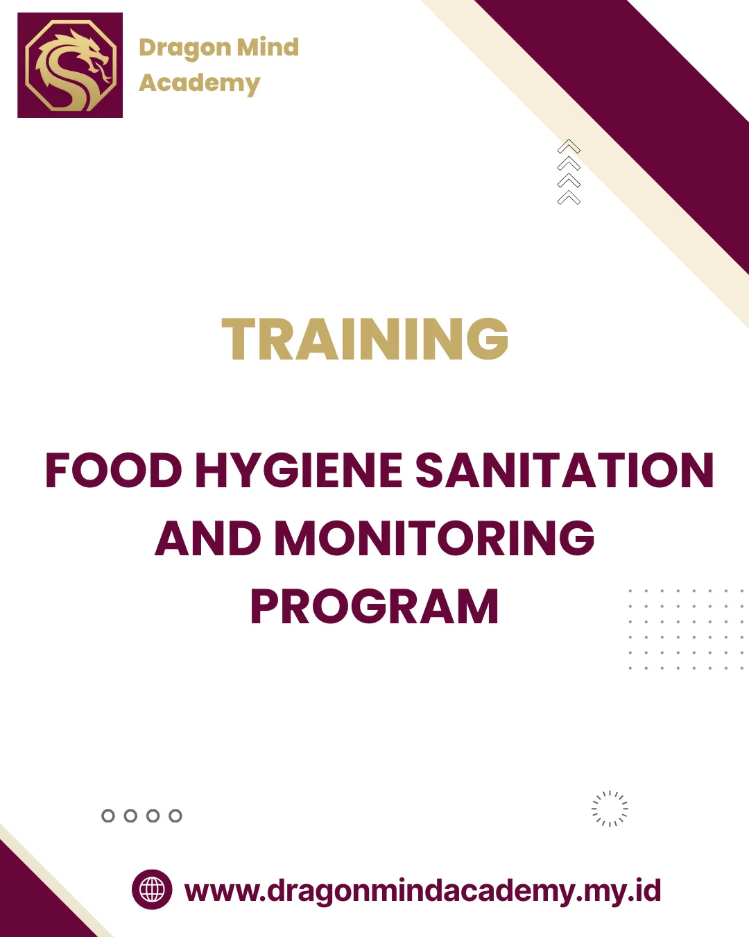 TRAINING FOOD HYGIENE SANITATION AND MONITORING PROGRAM
