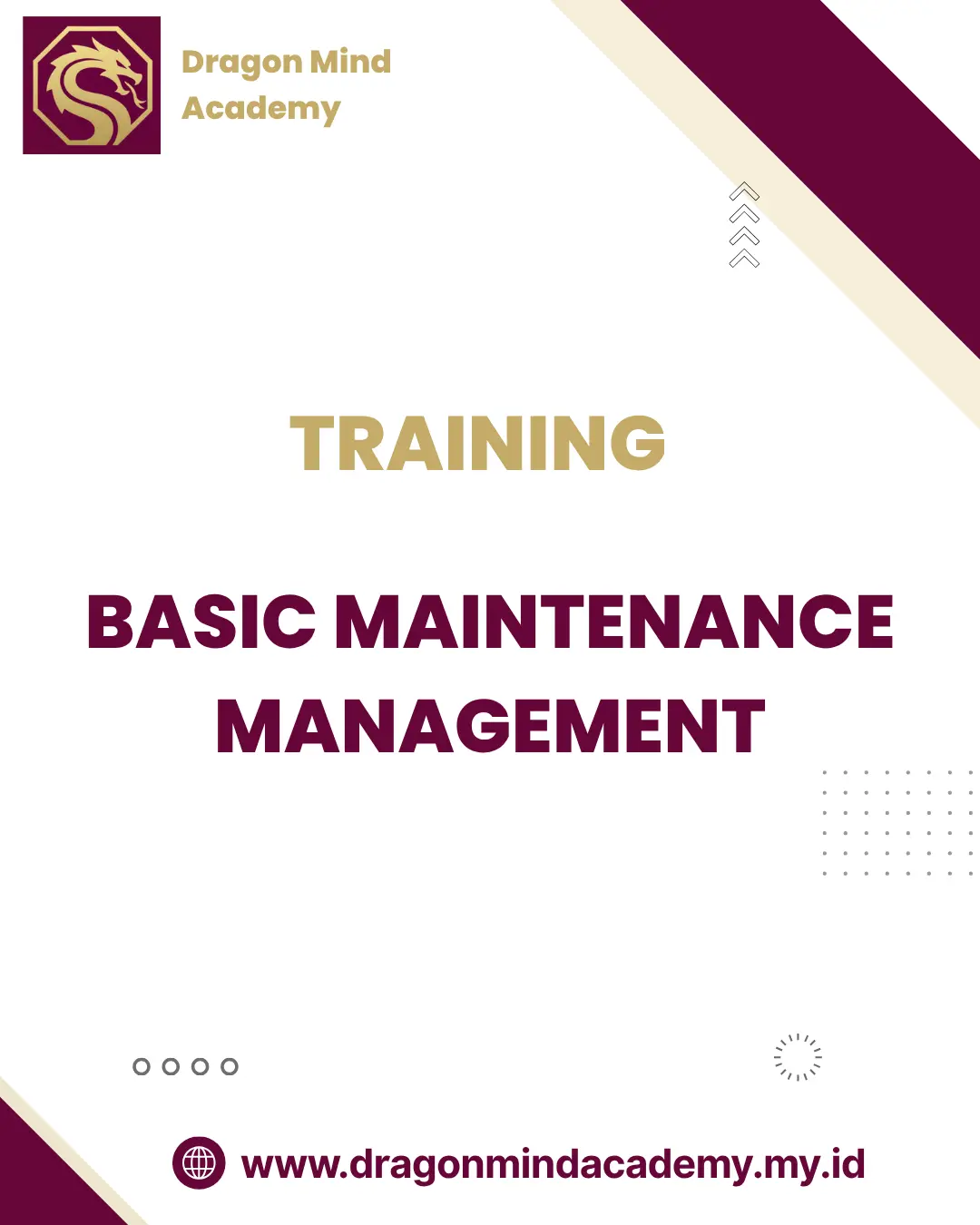 TRAINING BASIC MAINTENANCE MANAGEMENT